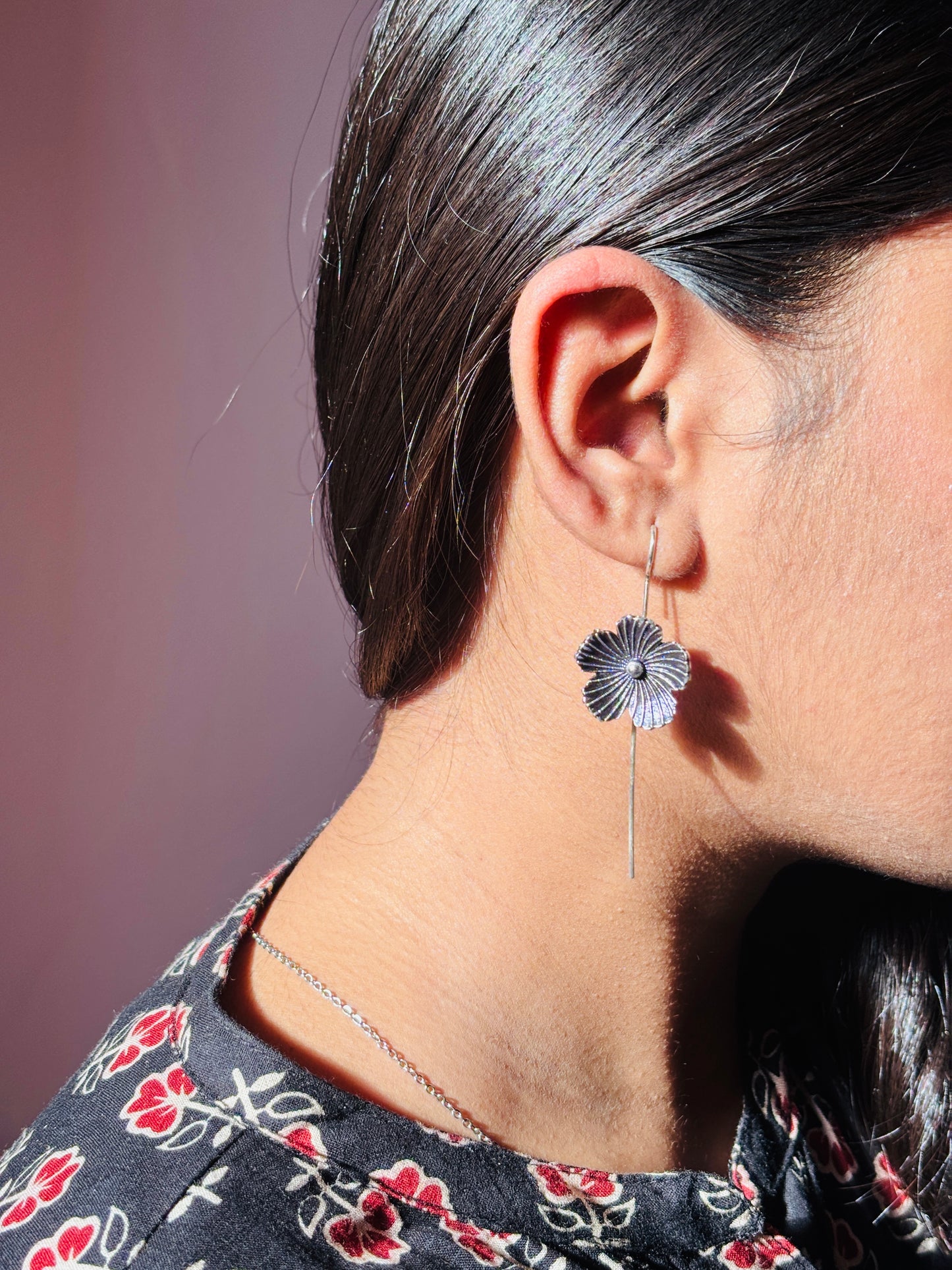 Hibiscus Petal Grace Ear Cuff