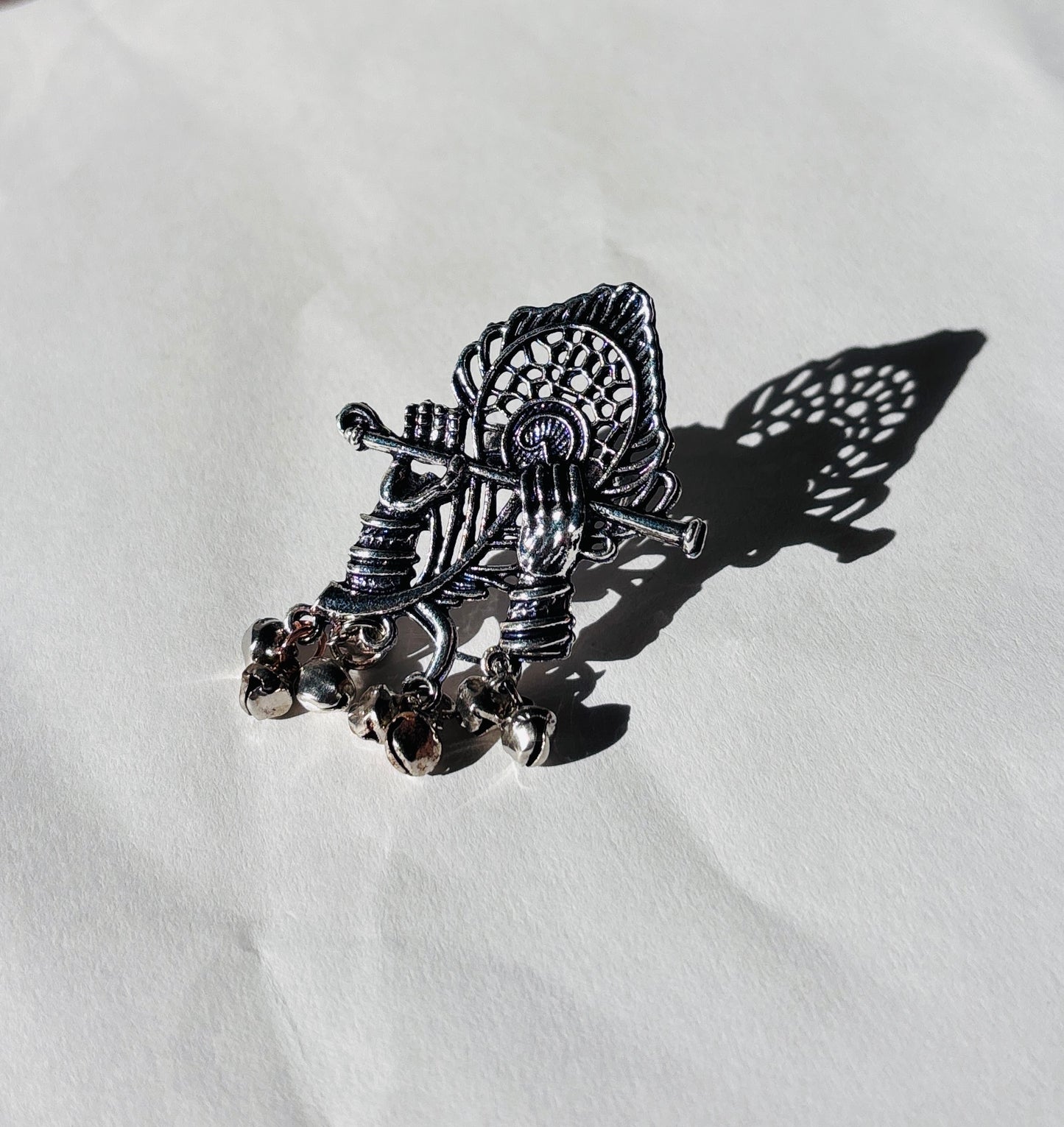 Flute Krishna Ring