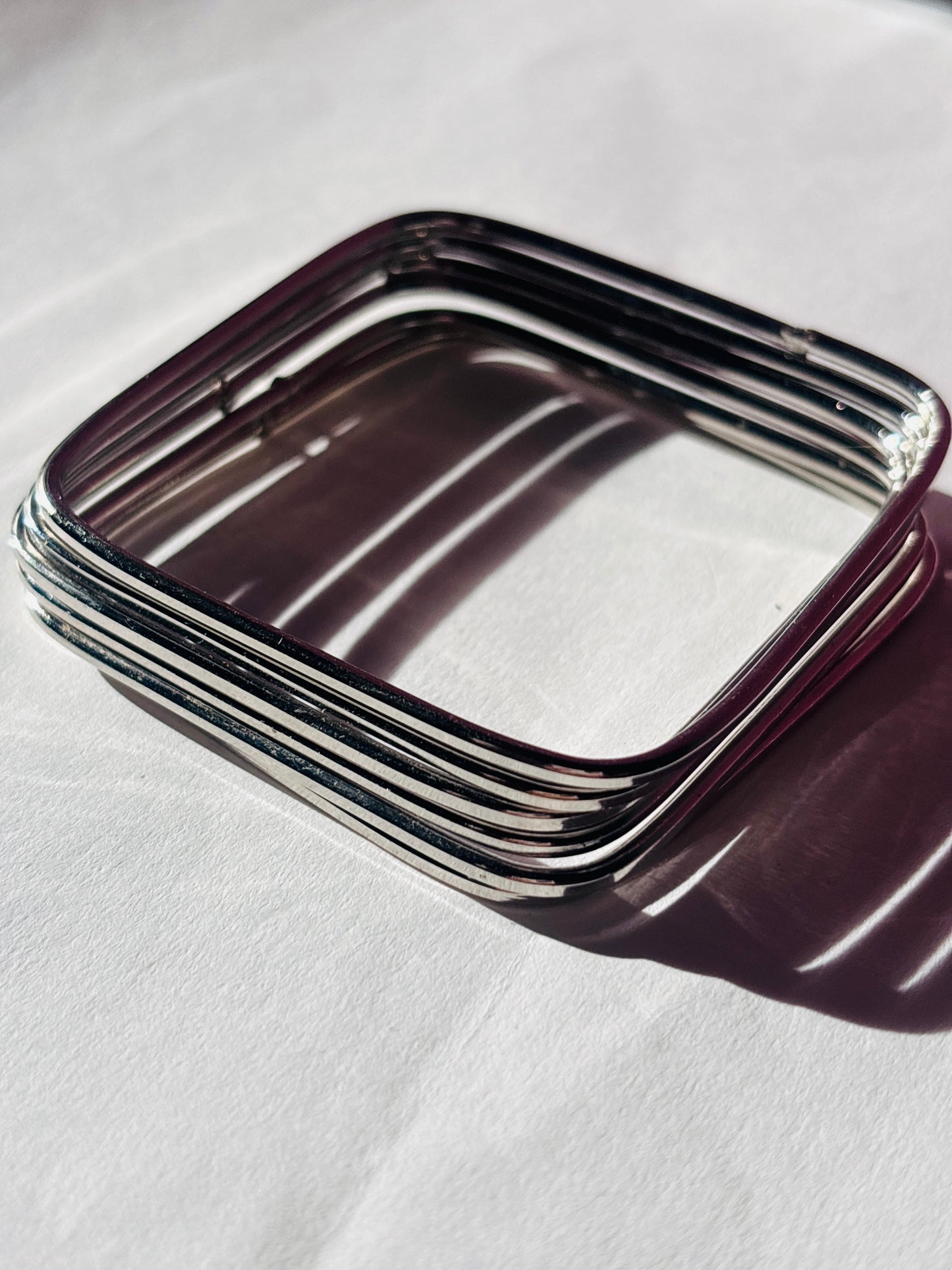 Square Elegance Bangles