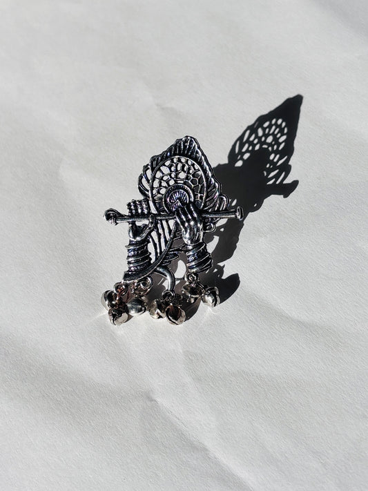 Flute Krishna Ring