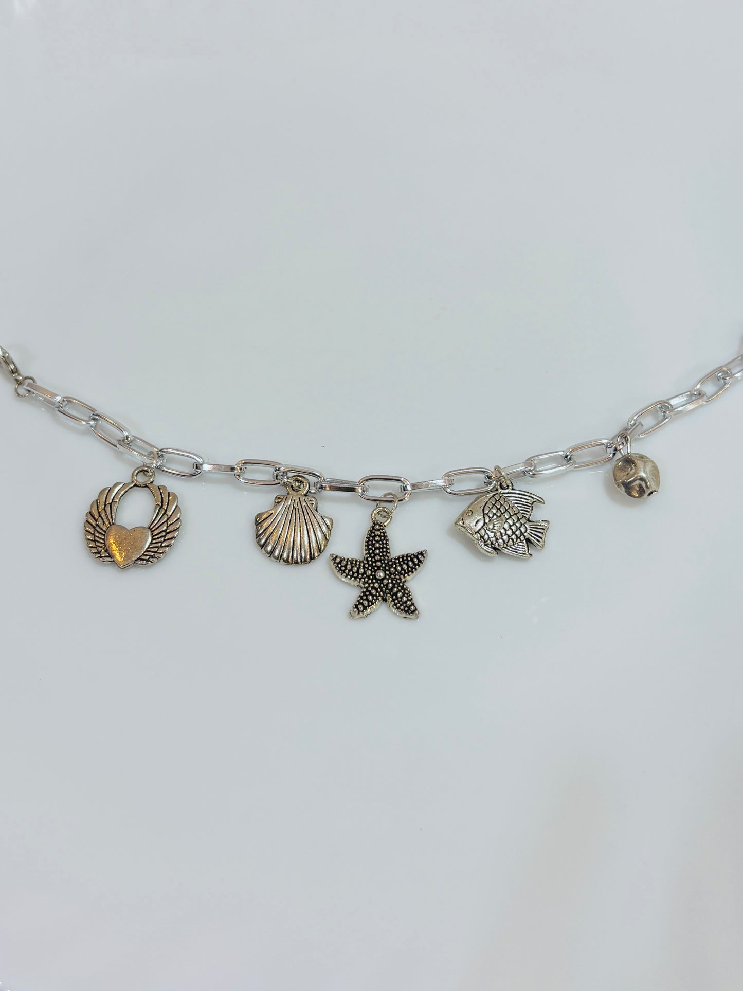 Beach silver bracelet