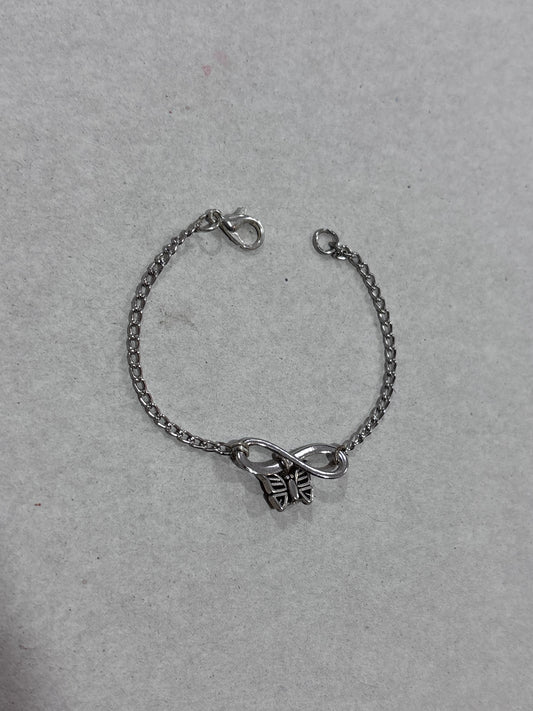Infinity butterfly bracelet