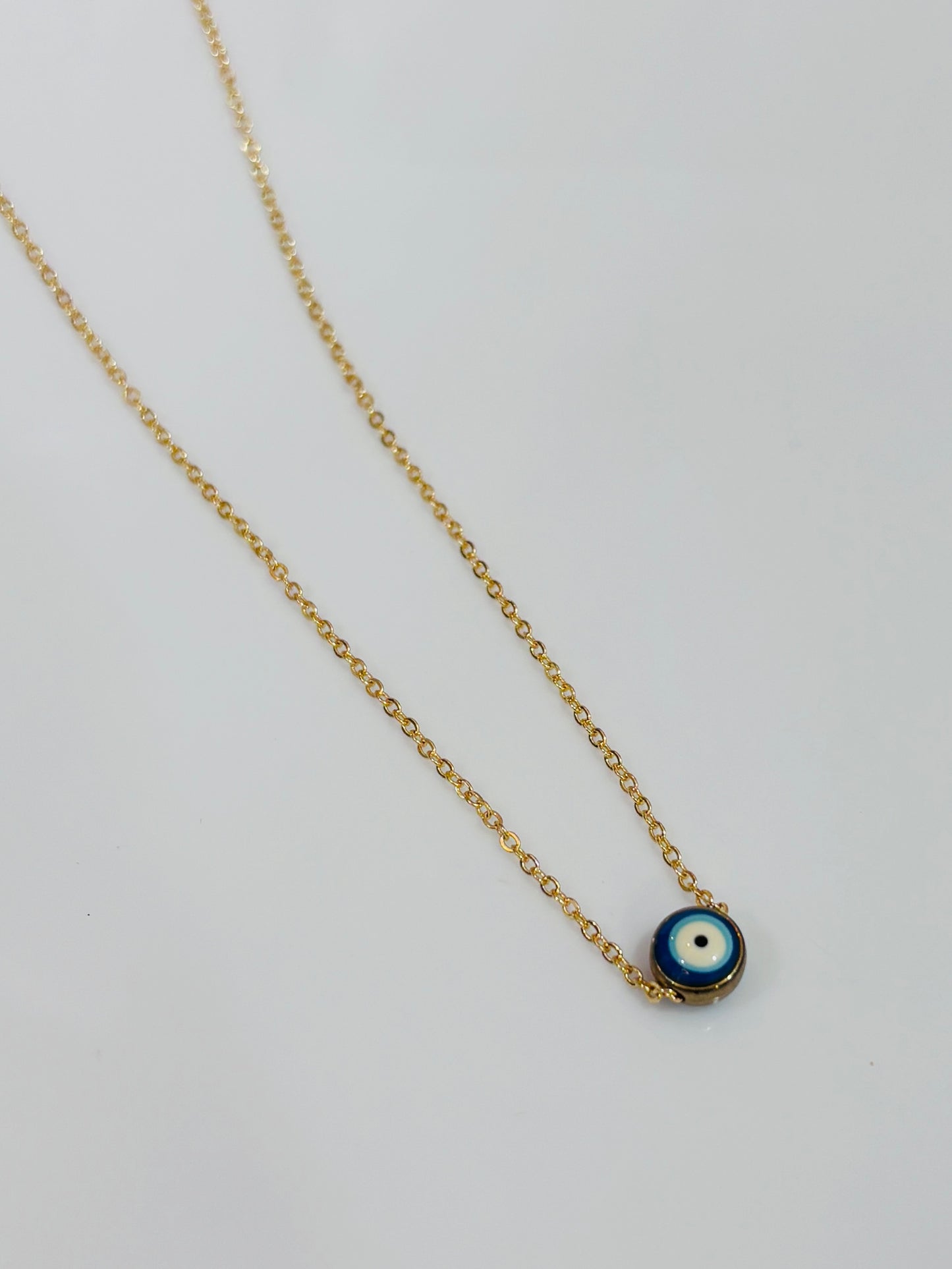 Evil eye pendant with chain