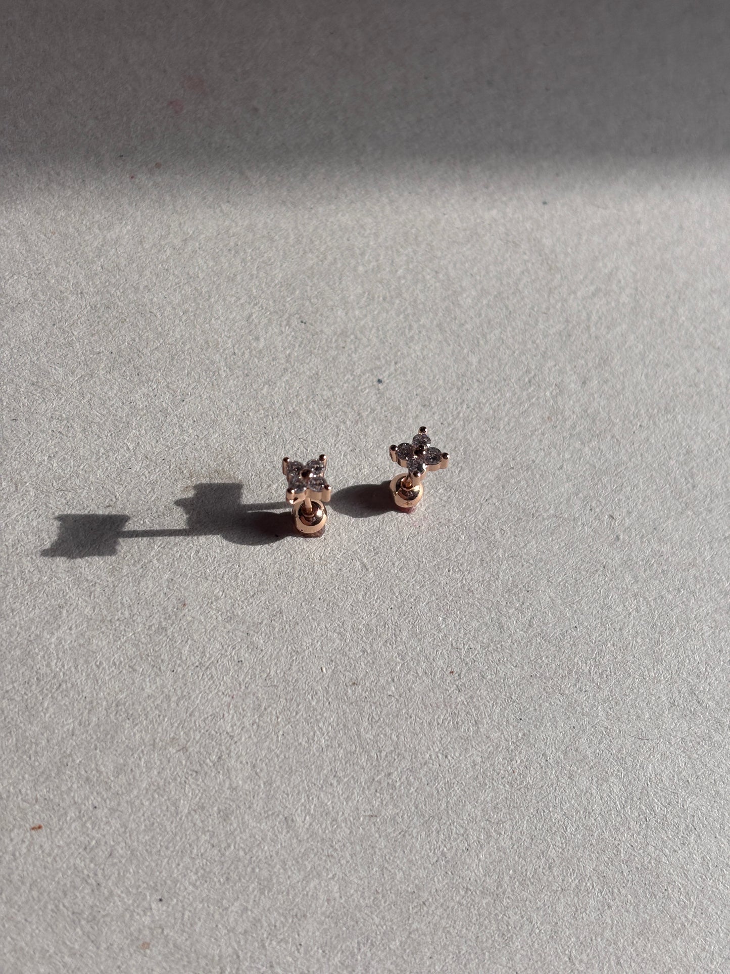 Star flower earring