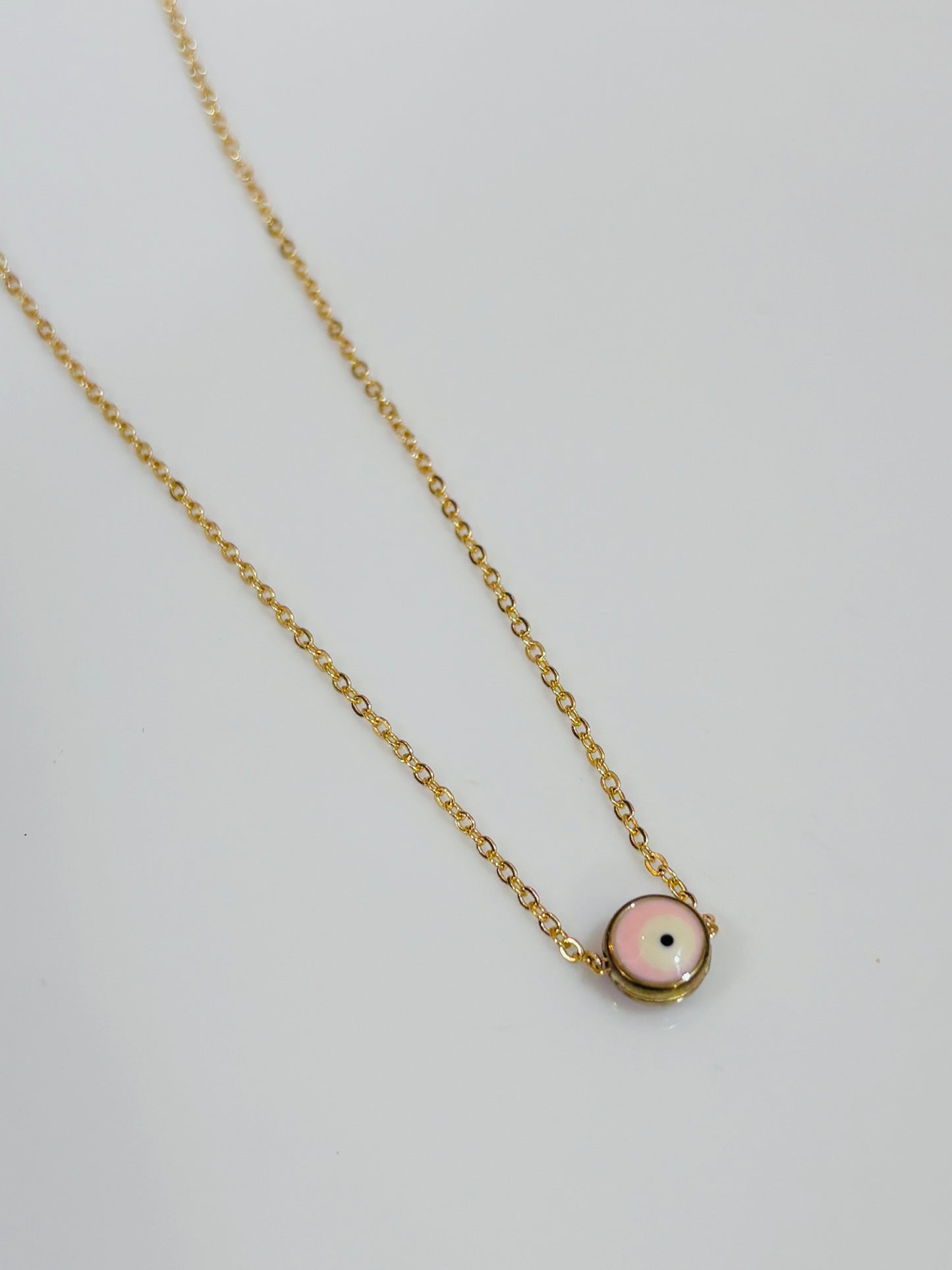 Evil eye pendant with chain