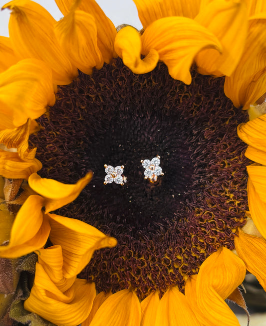 Star flower earring