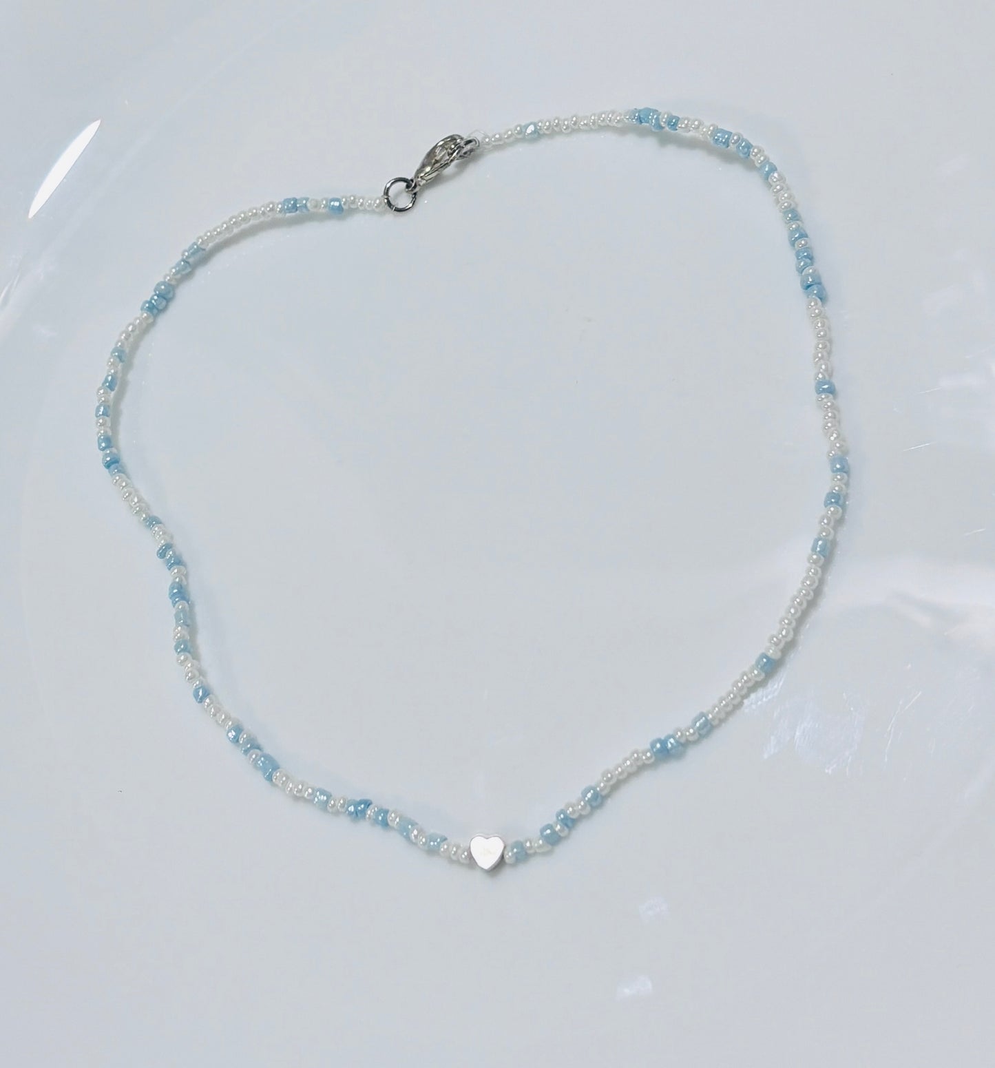 Heart ocean necklace